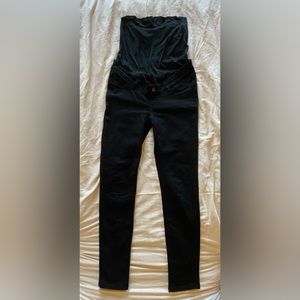 Seraphine black slim-leg maternity jeans size 4